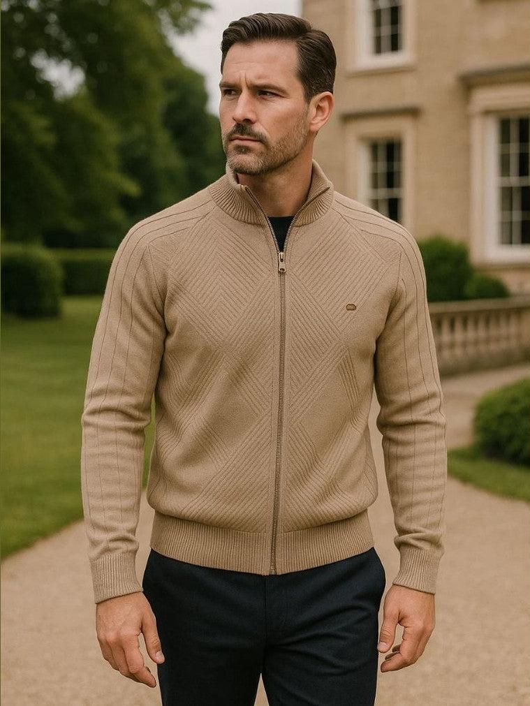 Casimiro | Cardigan em malha com fecho