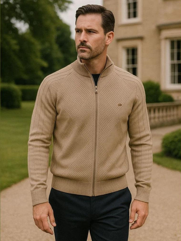 Casimiro | Cardigan em malha com fecho