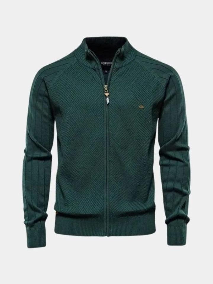 Casimiro | Cardigan em malha com fecho