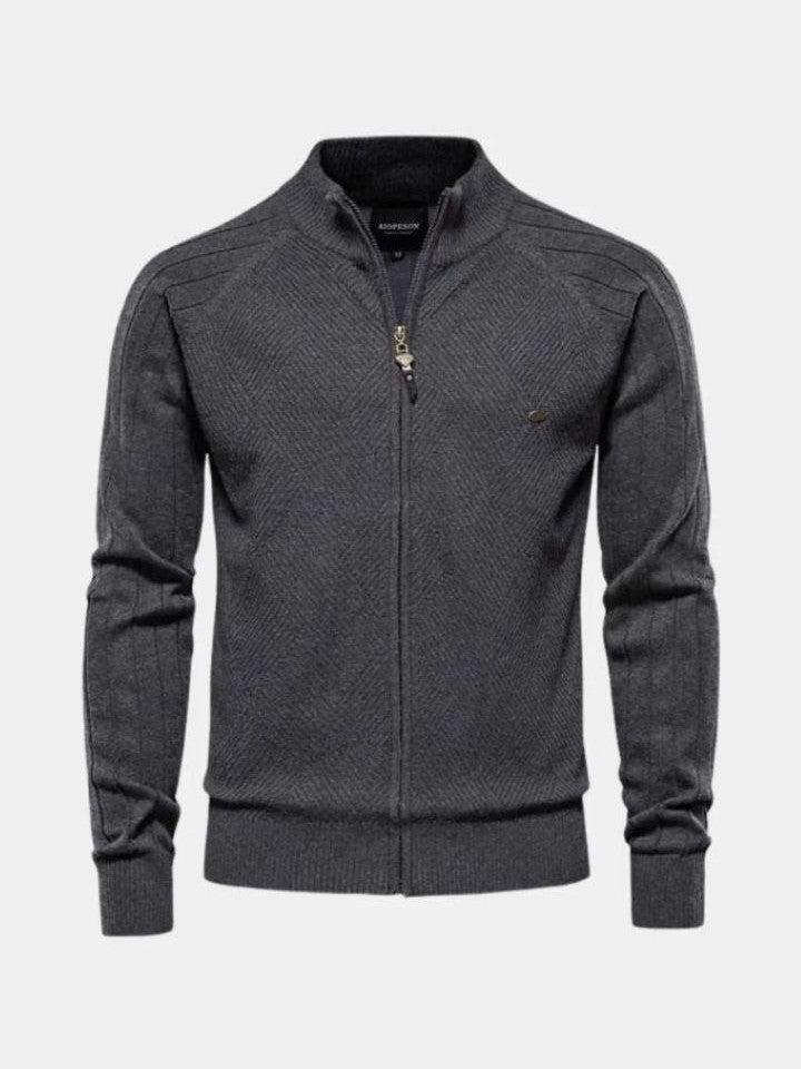 Casimiro | Cardigan em malha com fecho