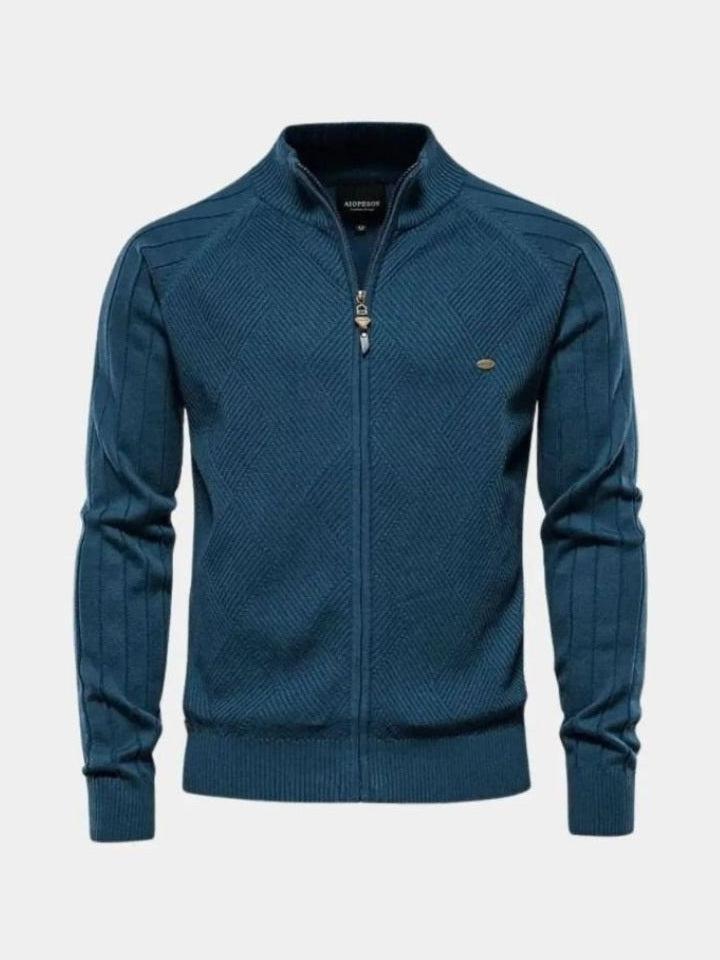Casimiro | Cardigan em malha com fecho