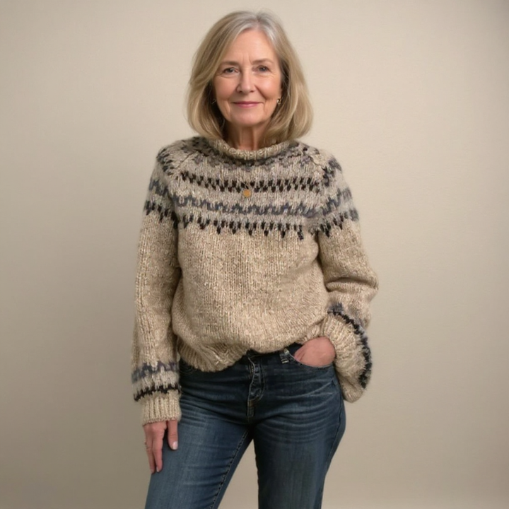 Raquel | Camisola vintage islandês