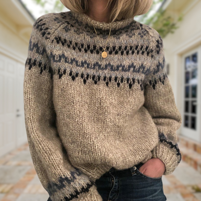 Raquel | Camisola vintage islandês