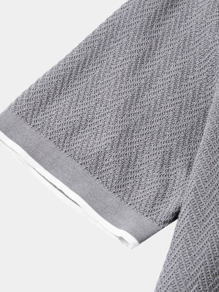Miguel | Polo tricô brownston