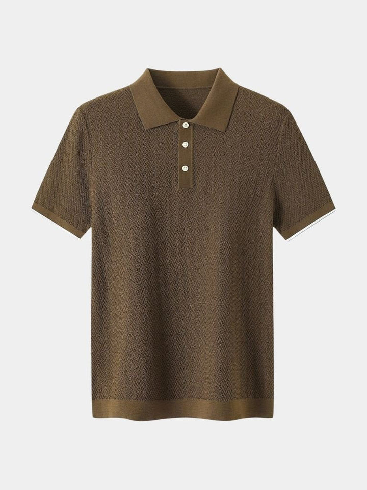 Miguel | Polo tricô brownston