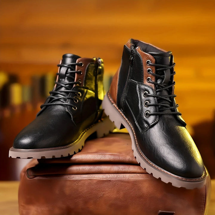 Custódio | Botins em pele sintética