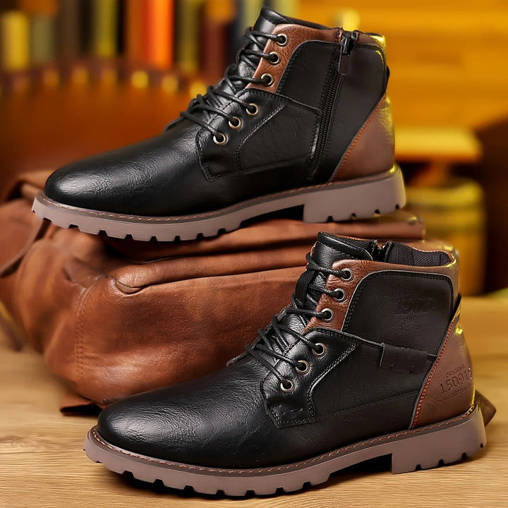 Custódio | Botins em pele sintética