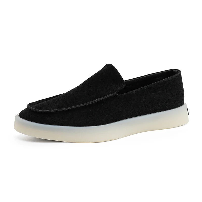 Vânia | Mocassins business em camoscio clássico