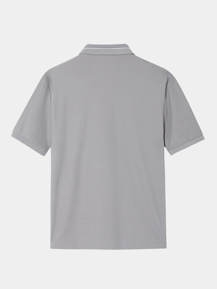 Rafael | Polo cinzento aço
