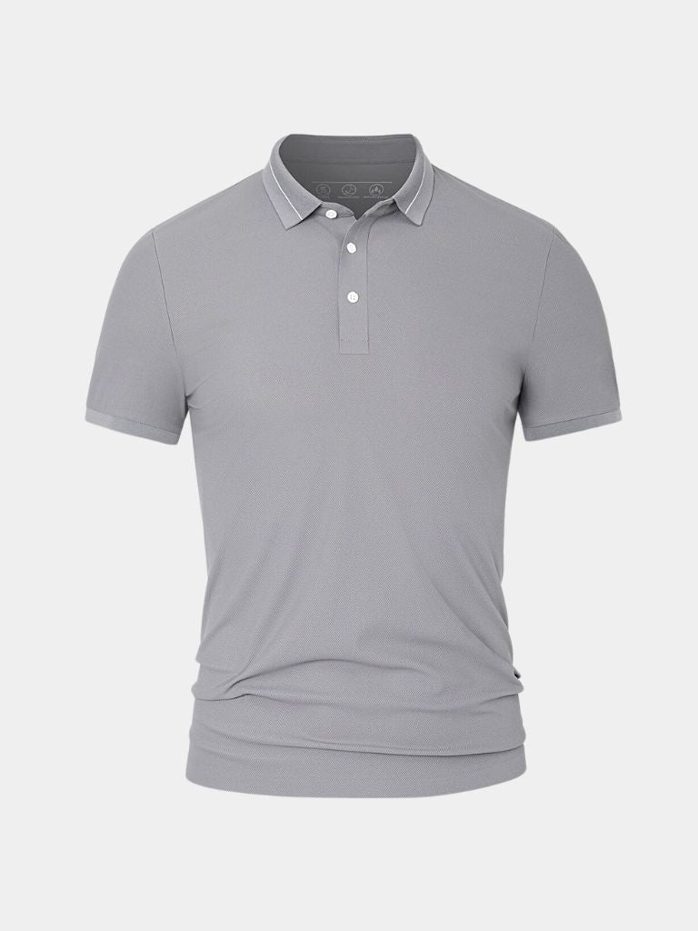 Rafael | Polo cinzento aço