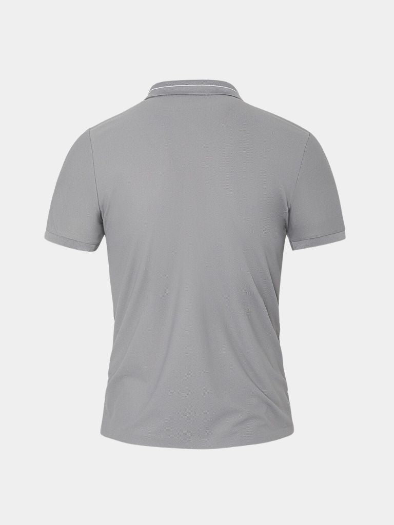 Rafael | Polo cinzento aço