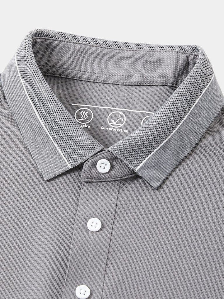 Rafael | Polo cinzento aço