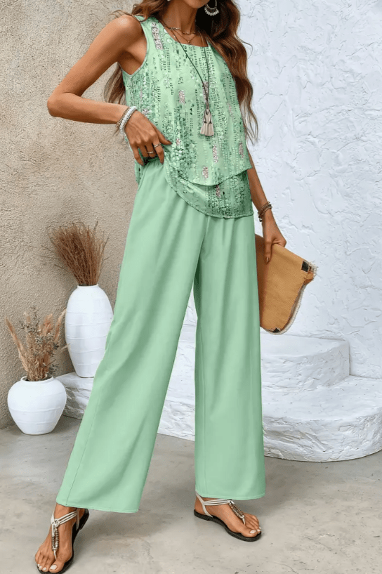 Catarina | Conjunto mentolo