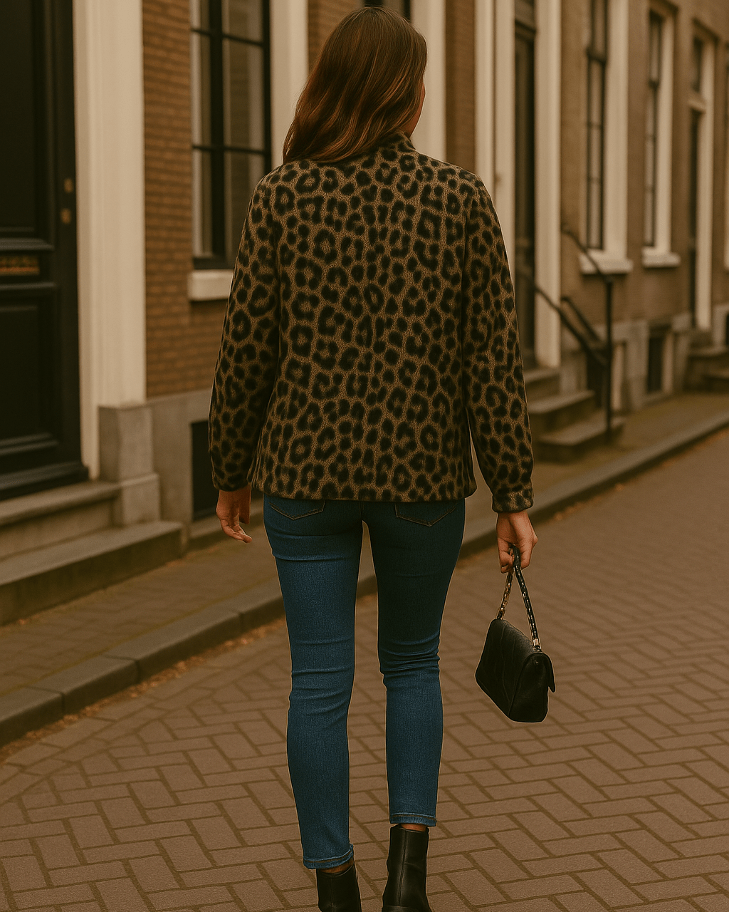 Paula | Casaco bomber animal print leopardo
