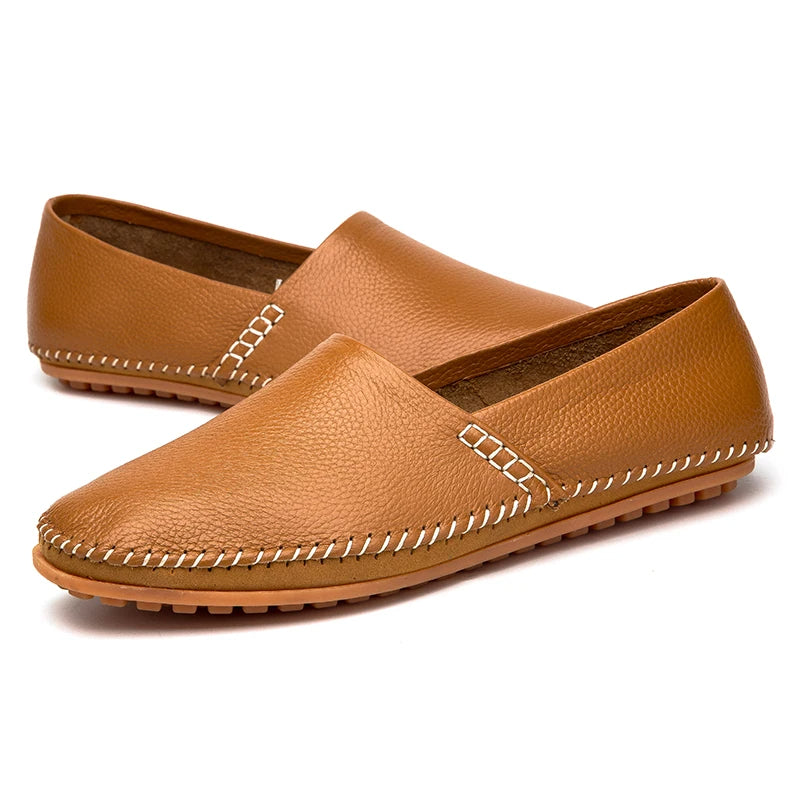 Raquel | Mocassins em pele leve