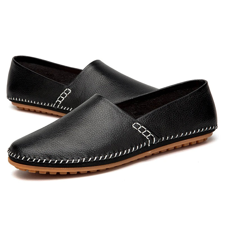 Raquel | Mocassins em pele leve