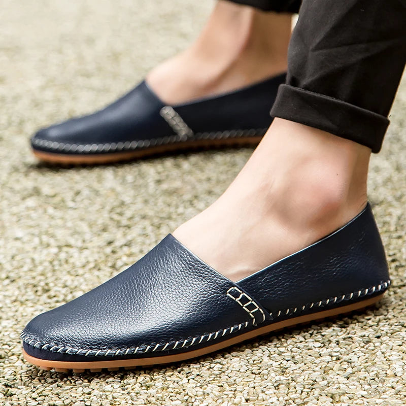 Raquel | Mocassins em pele leve