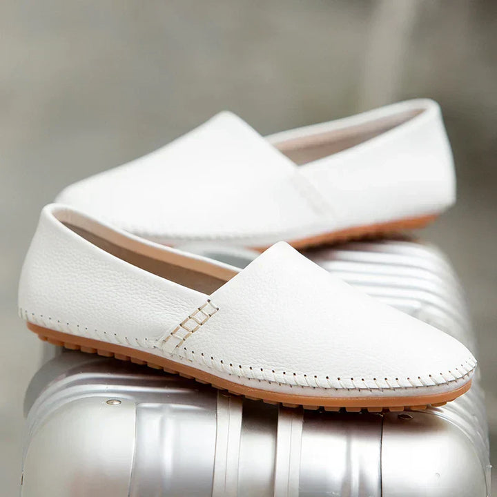 Raquel | Mocassins em pele leve