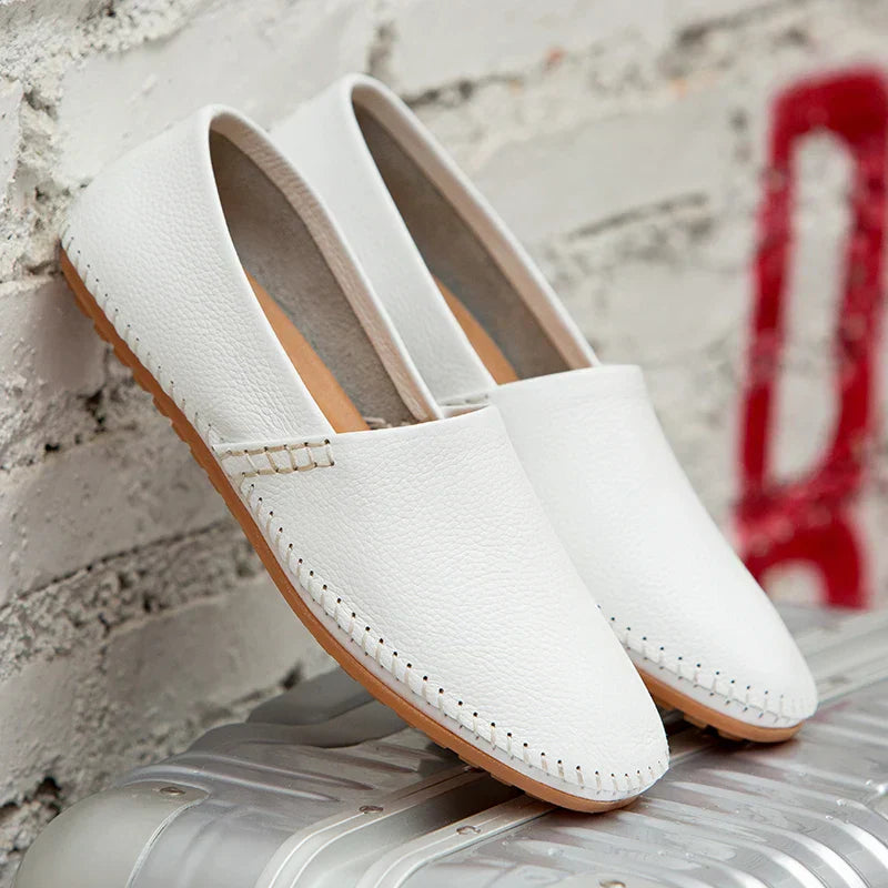 Raquel | Mocassins em pele leve