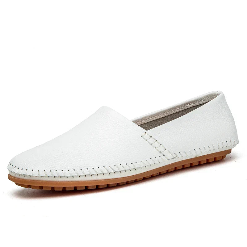 Raquel | Mocassins em pele leve