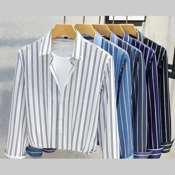 Tiago | Camisa elegante às riscas