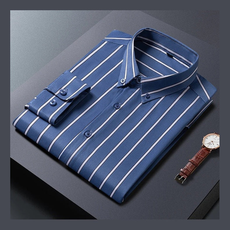 Tiago | Camisa elegante às riscas