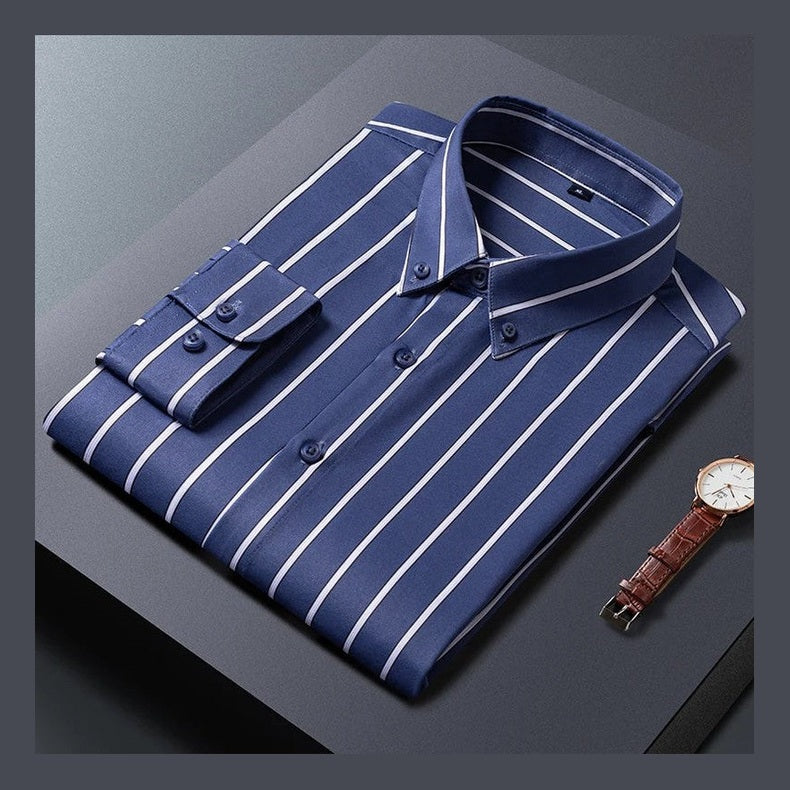Tiago | Camisa elegante às riscas