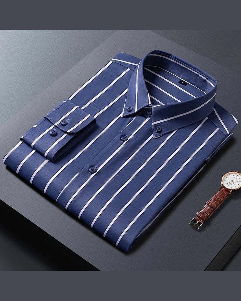 Tiago | Camisa elegante às riscas