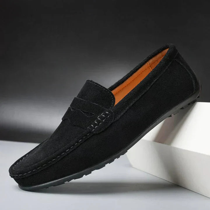 Rui | Mocassins em camurça