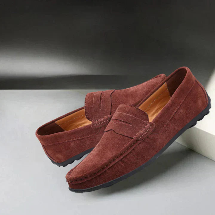 Rui | Mocassins em camurça
