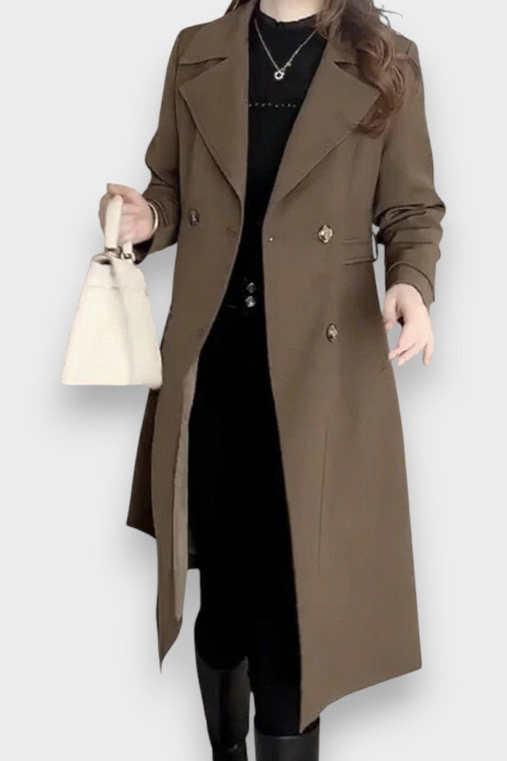 Deolinda | Elegante trench coat dal design clássico
