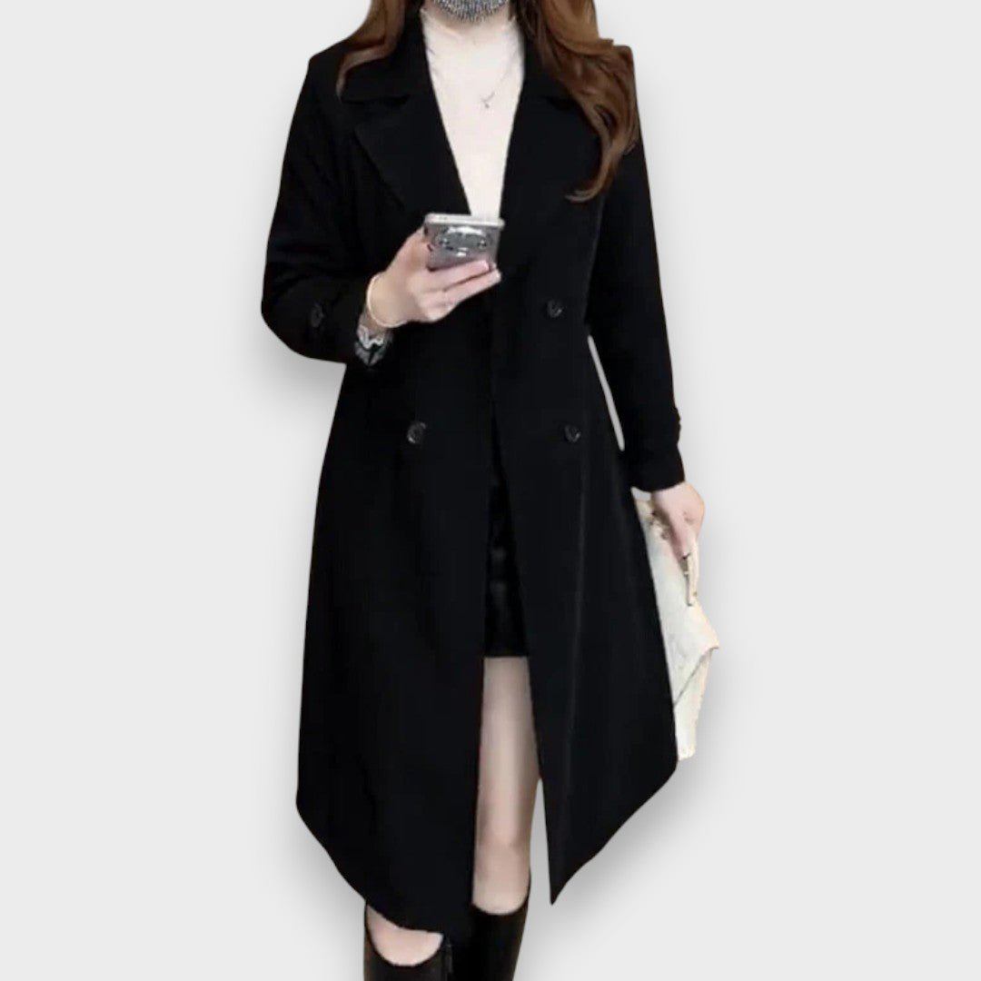 Deolinda | Elegante trench coat dal design clássico