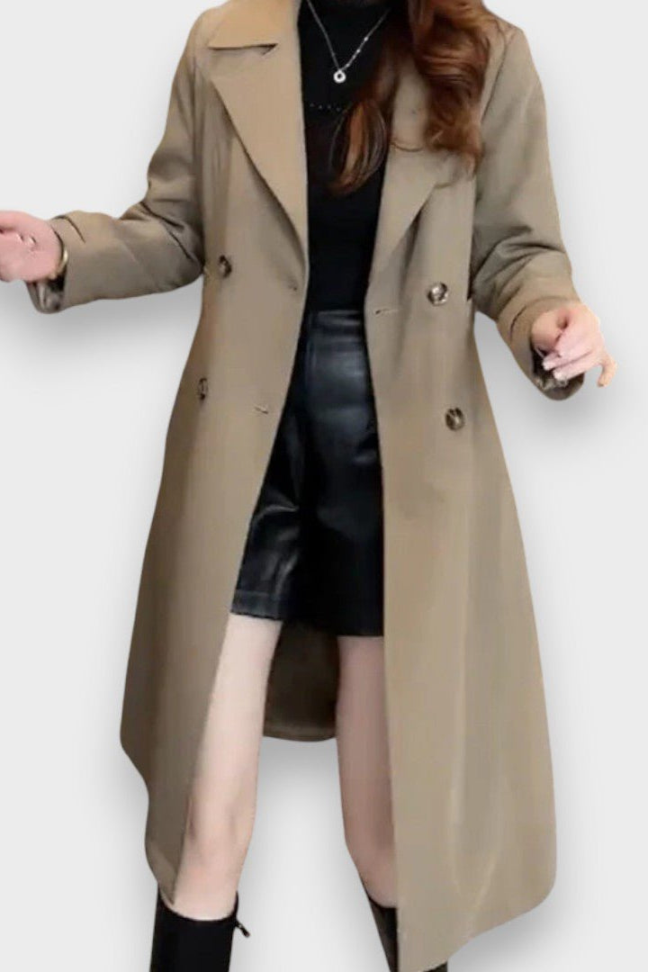 Deolinda | Elegante trench coat dal design clássico