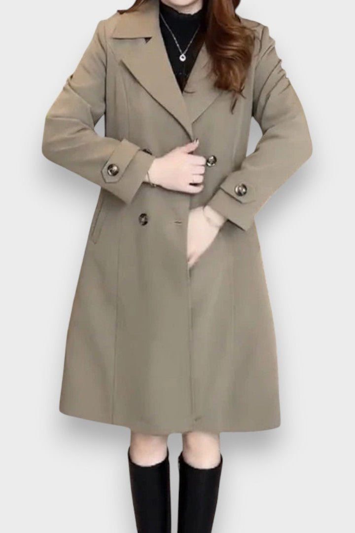 Deolinda | Elegante trench coat dal design clássico