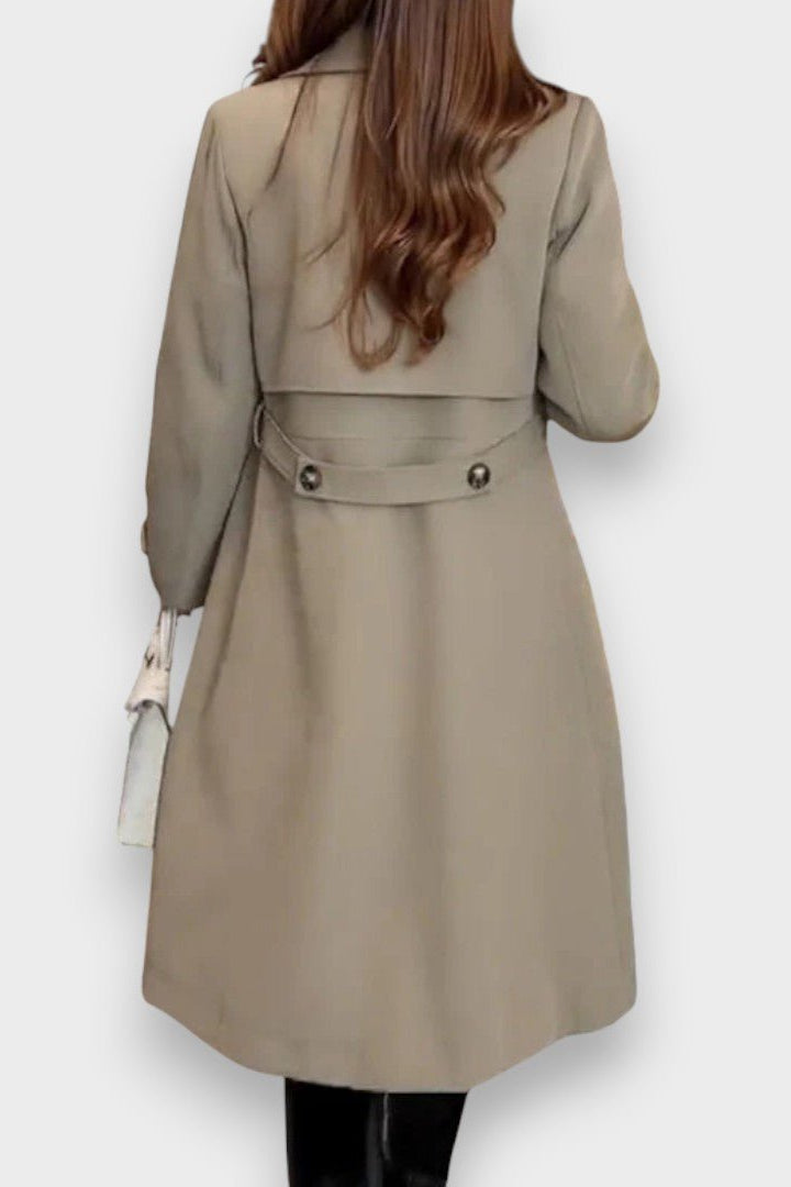 Deolinda | Elegante trench coat dal design clássico