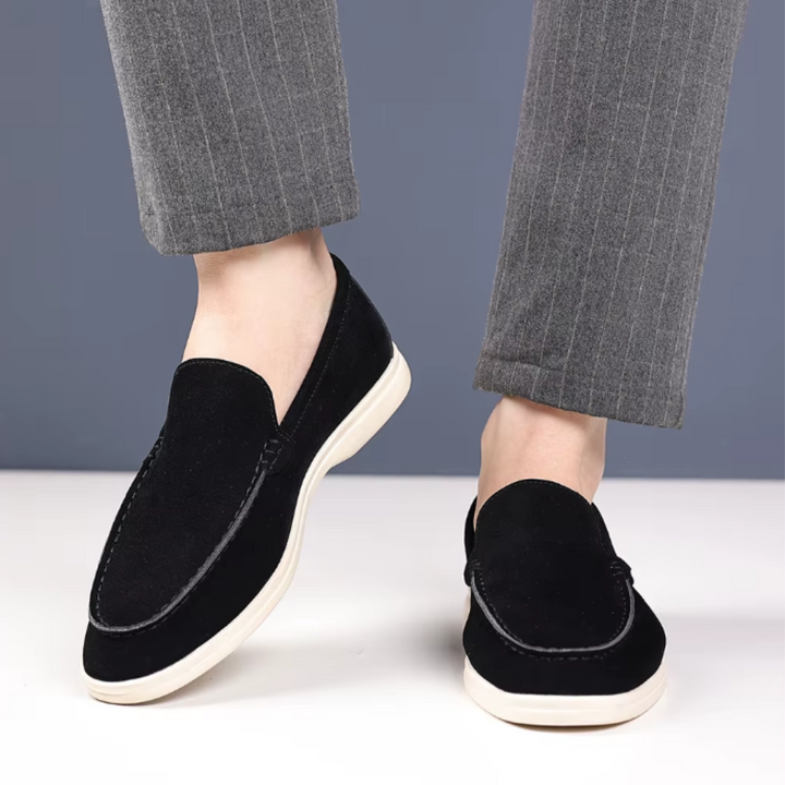Adelino | Mocassins em camurça de luxo