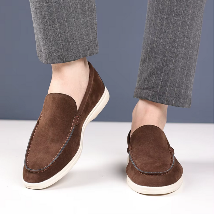 Adelino | Mocassins em camurça de luxo