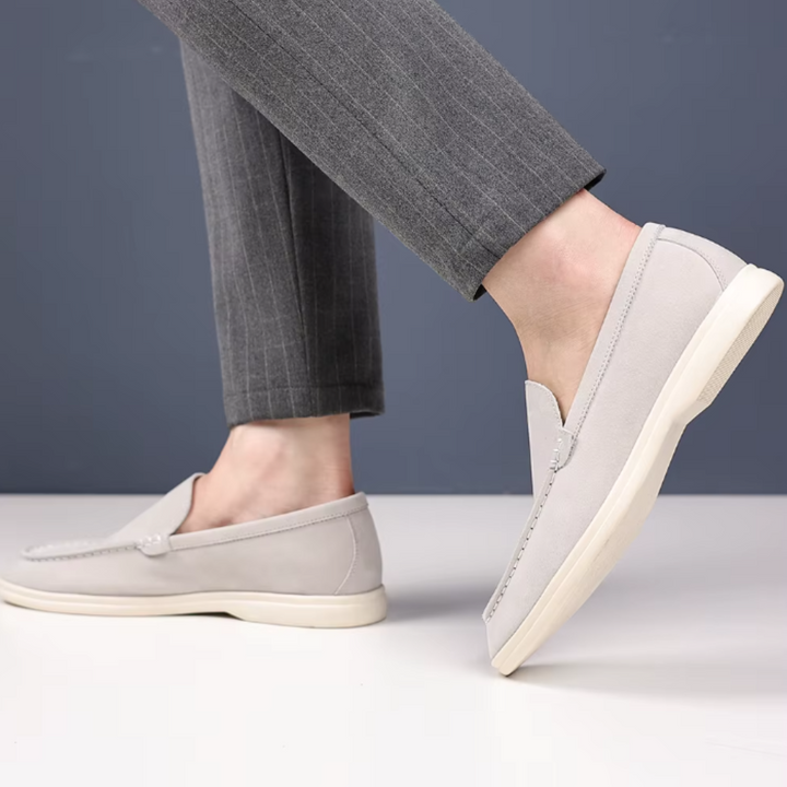 Adelino | Mocassins em camurça de luxo