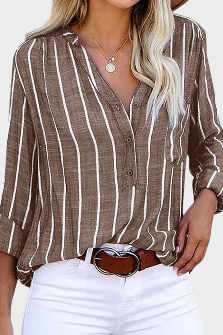 Inês | Blusa às riscas