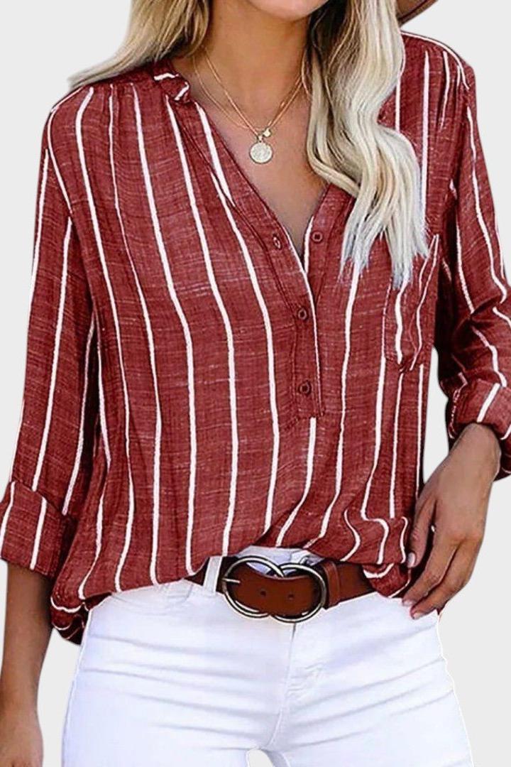Inês | Blusa às riscas