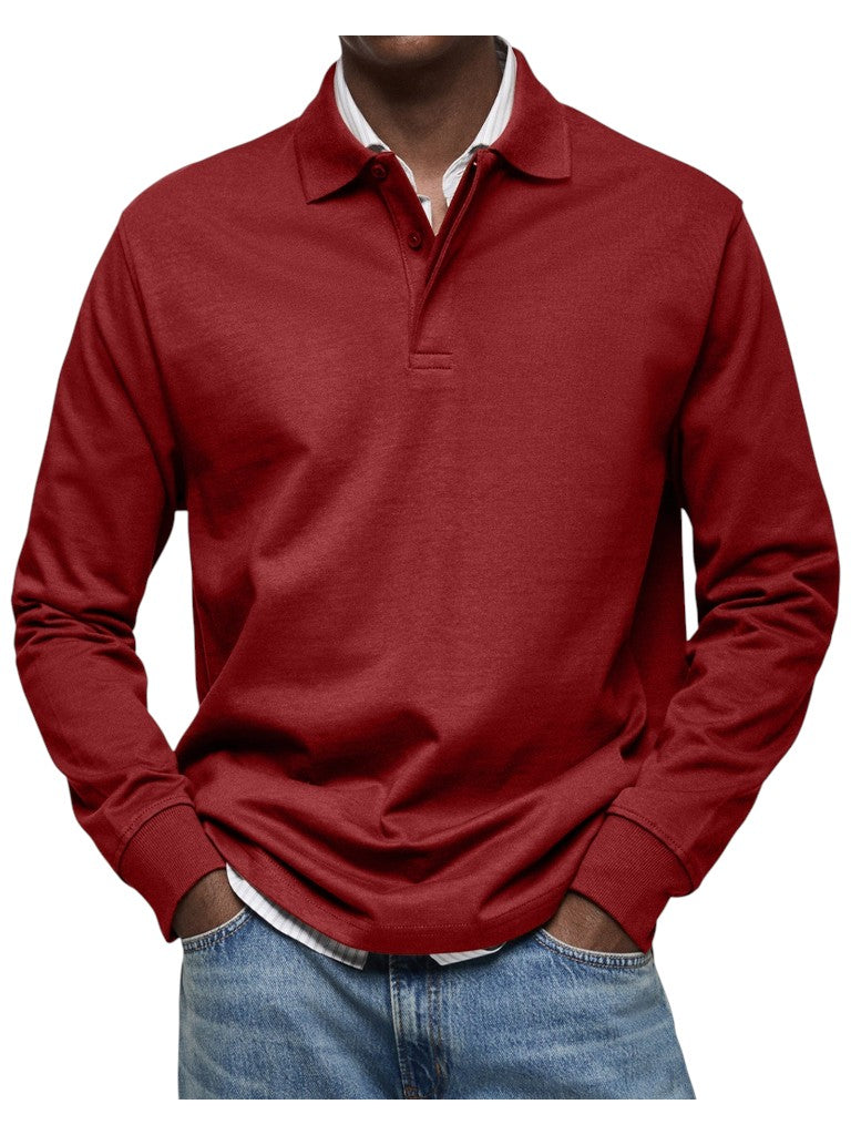Francisco | Polo de manga comprida de luxo