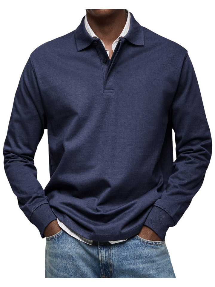 Francisco | Polo de manga comprida de luxo