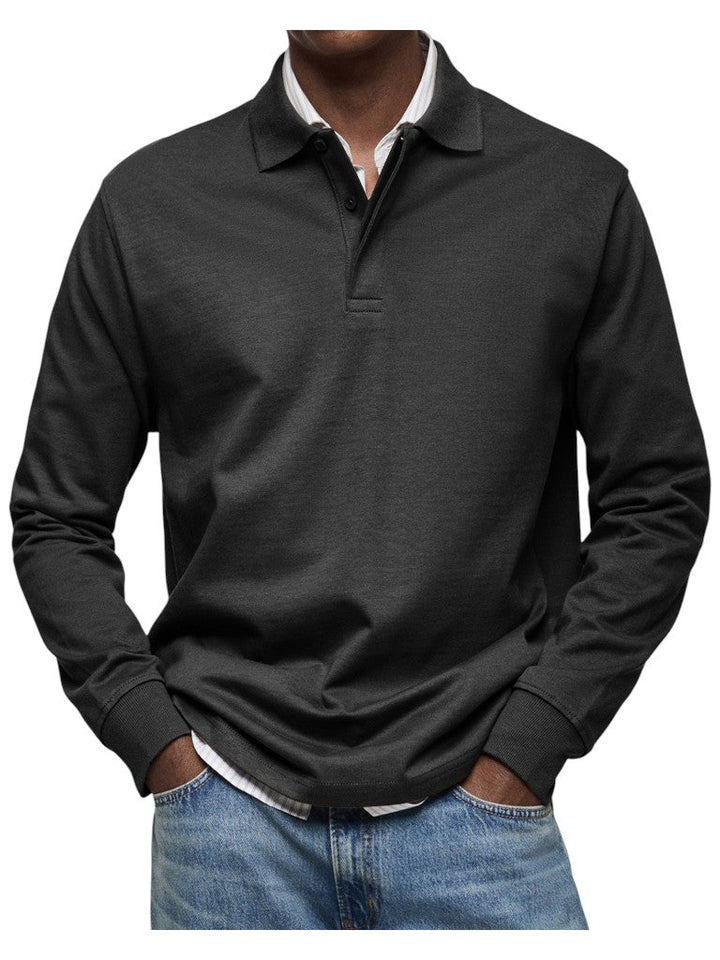 Francisco | Polo de manga comprida de luxo