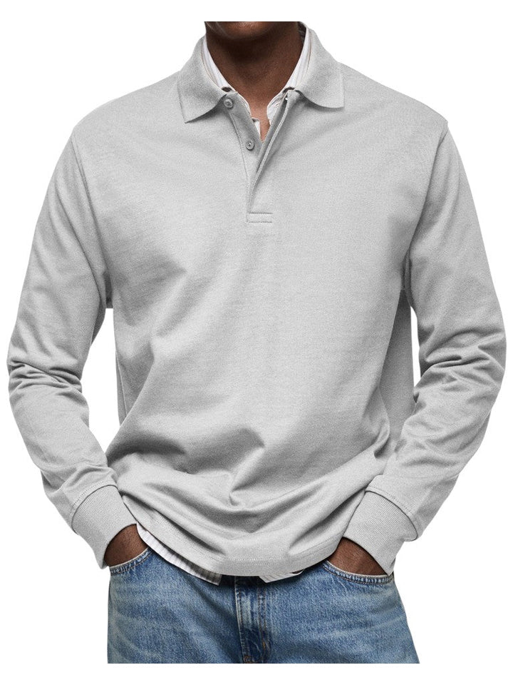 Francisco | Polo de manga comprida de luxo