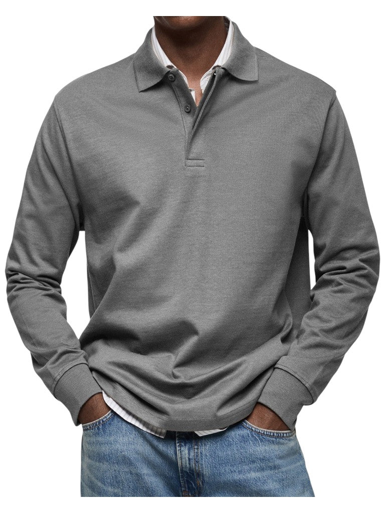 Francisco | Polo de manga comprida de luxo
