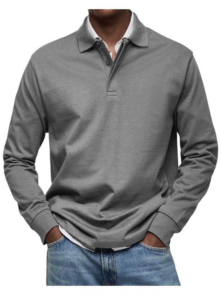 Francisco | Polo de manga comprida de luxo
