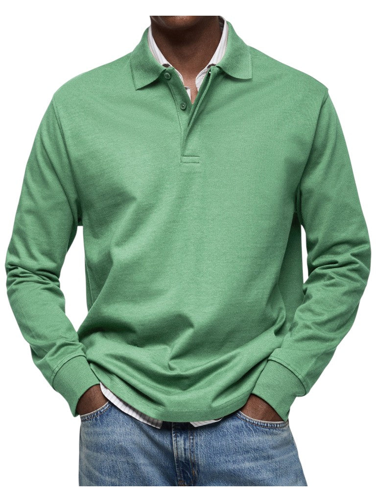 Francisco | Polo de manga comprida de luxo