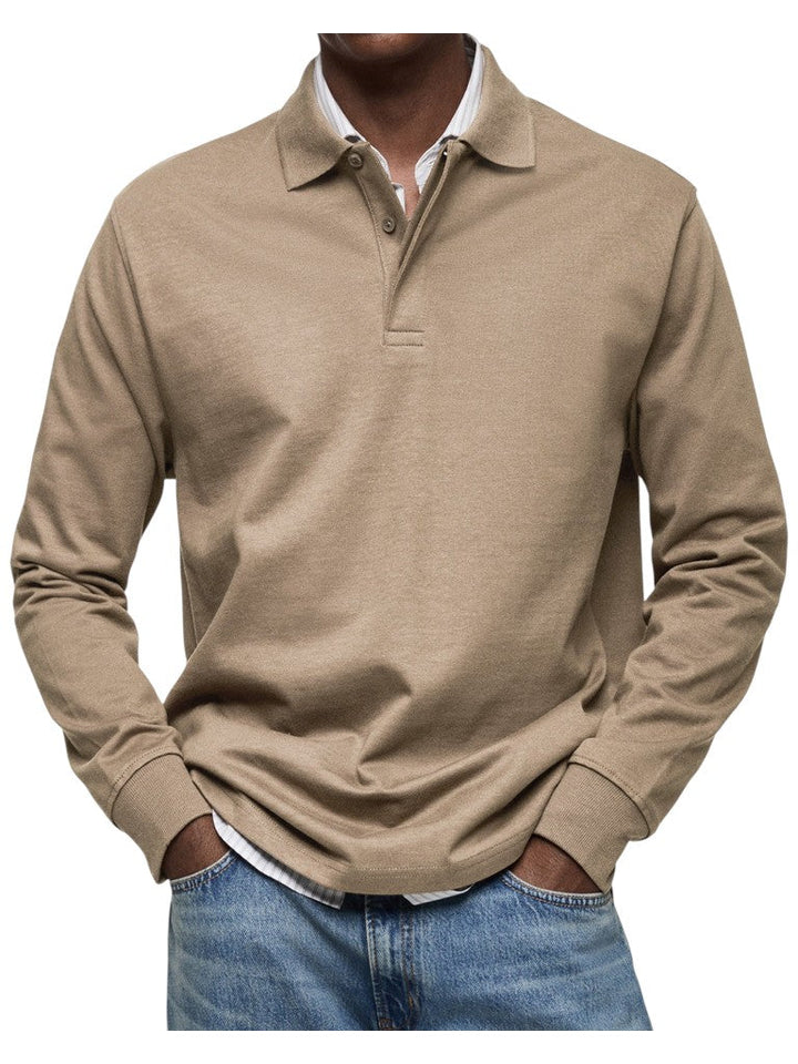 Francisco | Polo de manga comprida de luxo