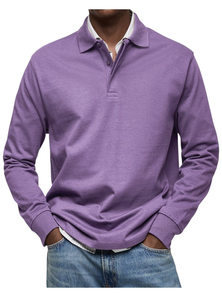 Francisco | Polo de manga comprida de luxo