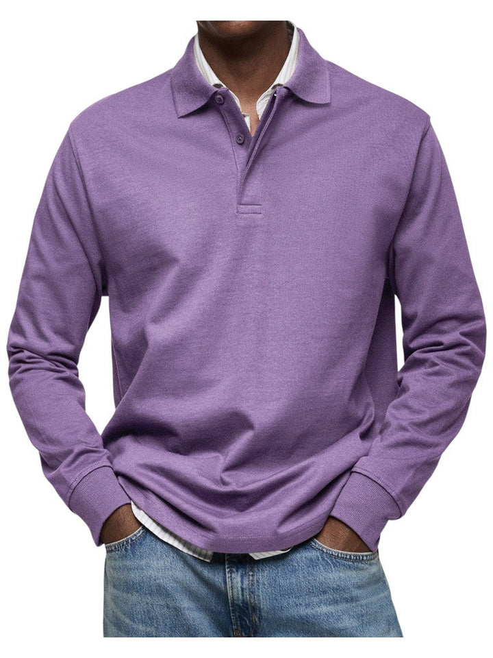Francisco | Polo de manga comprida de luxo